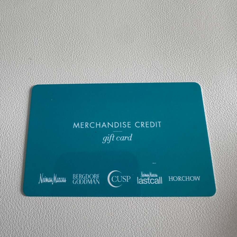 Neiman Marcus Teal Gift Card